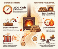 Kaminholz BUCHE trocken 30 kg - 25 oder 33 cm